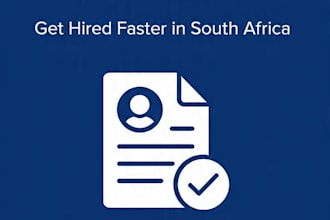 write ats CV and cover letter for south african jobs