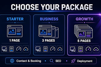 build a responsive next js website for your service business