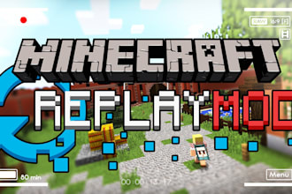 make minecraft cinematic clips or showcase for your project