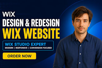 design wix website redesign wix studio revamp wix developer wix expert website