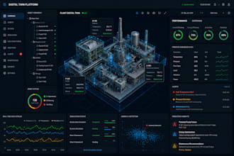 build an interactive 3d digital twin web application