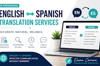 be your bilingual english and spanish virtual assistant