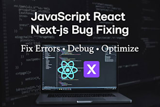 fix bugs and errors in javascript react and nextjs