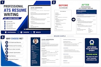 create a professional ats resume and CV