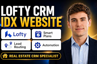 setup lofty crm smart plans idx website and real estate automation
