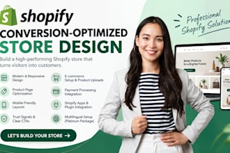 create cro shopify store conversion optimized shopify website