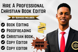 do christian book editing, proofreading, and christian book editor