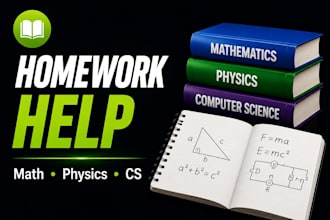 help you with math physics and computer science problems