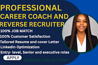 be your professional career coach and job search consultant
