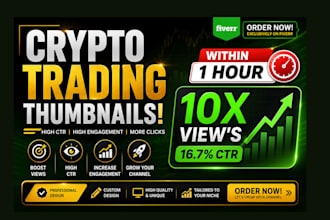crypto thumbnail finance thumbnail business youtube thumbnail design