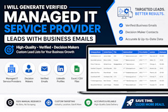 find managed IT service providers and business contacts
