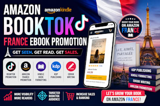 do amazon booktok france ebook promotion kindle book formatting KDP writing
