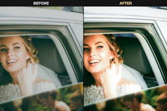 edit wedding photos cinematic look in lightroom and photoshop