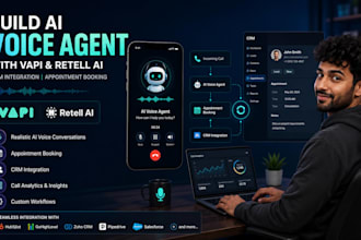 build ai voice agent with vapi retell ai crm integration appointment booking