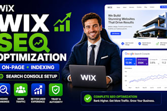 optimize wix website on page seo search console setup, wix optimization
