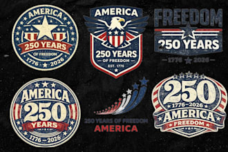 design election political campaign and patriotic logo