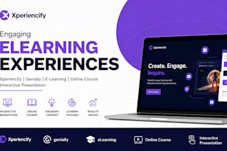 design experiencify course, interactive elearning, genially presentation