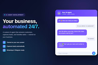 build a custom ai chatbot agent for your business