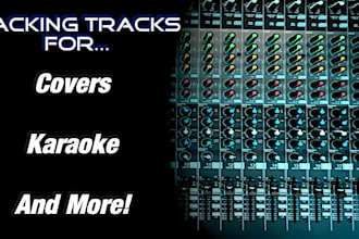 make backing tracks for your cover or karaoke set
