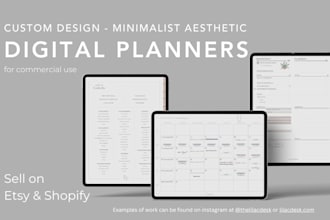 design a custom digital planner