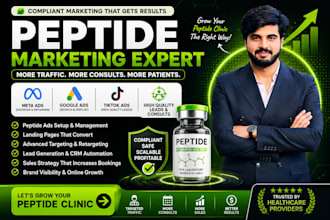 do peptide marketing, peptide ads and patient lead generation for clinics