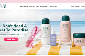 build a professional skincare shopify store skin care website beauty website