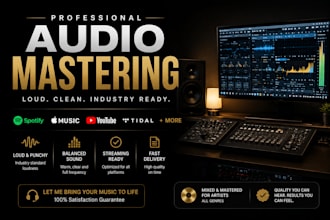 professionally master your song for streaming platforms