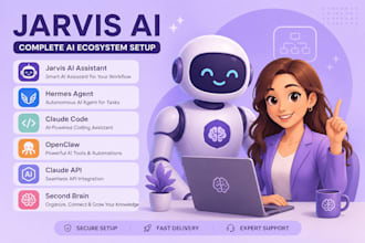 jarvis ai assistant hermes agent claude code openclaw claude api second brain