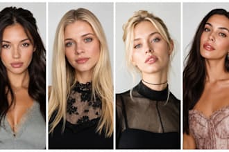 create realistic ai generated human or virtual model images