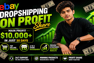 do ebay dropshipping on profit share