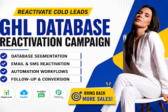 do ghl database reactivation campaign ghl lead recovery ghl sms email automation