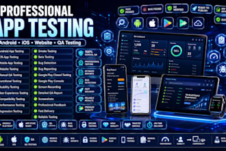 teste android und ios apps, führe QA tests durch und erstelle fehlerberichte