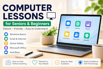 patient computer lessons for seniors and beginners