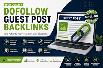 build dofollow guest post backlinks