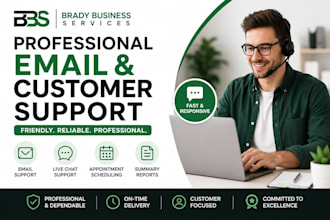 provide professional email and customer support