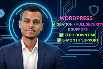 migrate wordpress website with full security support