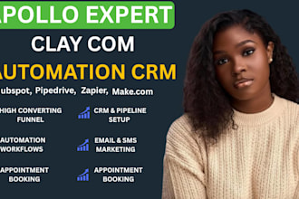 setup sales force, hubspot, attio CRM, gohighlevel automation, zoho, monday CRM