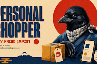 be your expert japan personal shopper with 20 years logistics experience