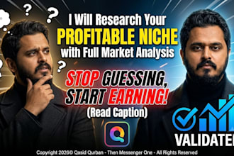 find you a profitable niche with full market research