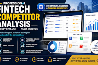 do fintech competitor analysis, market research