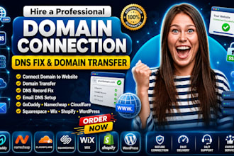 connect domain to website, transfer domain in godaddy, squarespace, or fix dns