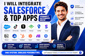 integrate salesforce integration typeform klaviyo callrail stripe notion databox