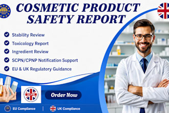 do stability re view, toxicology report, ingredient re view for cosmetic product