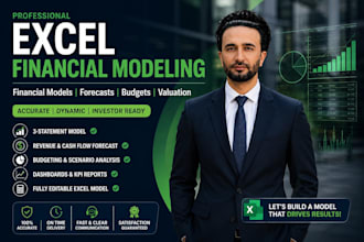 build a professional excel financial model, forecast, and budget
