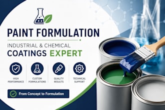 be your expert in paint formulation, industrial and chemical coating