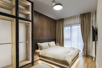vray building renders, sketchup big apartment interior for commercial rentals