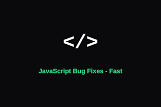 fix your javascript react or nodejs bug fast