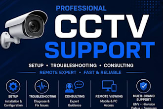 remotely setup, configure and troubleshoot your cctv camera system