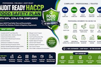 write full haccp plan food safety plan hazard analysis and allergen control