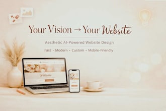build an aesthetic ai powered website of your liking
